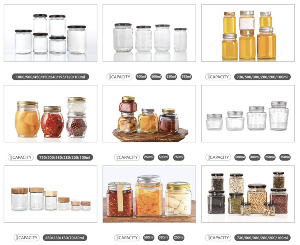 glass food jar grosir