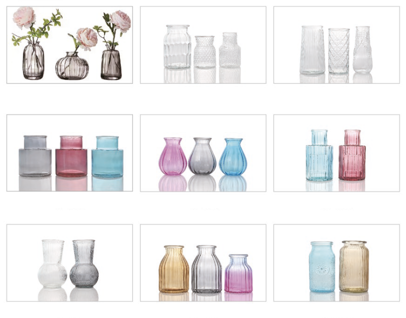 vase vas bunga kaca import grosir peralatan rumah